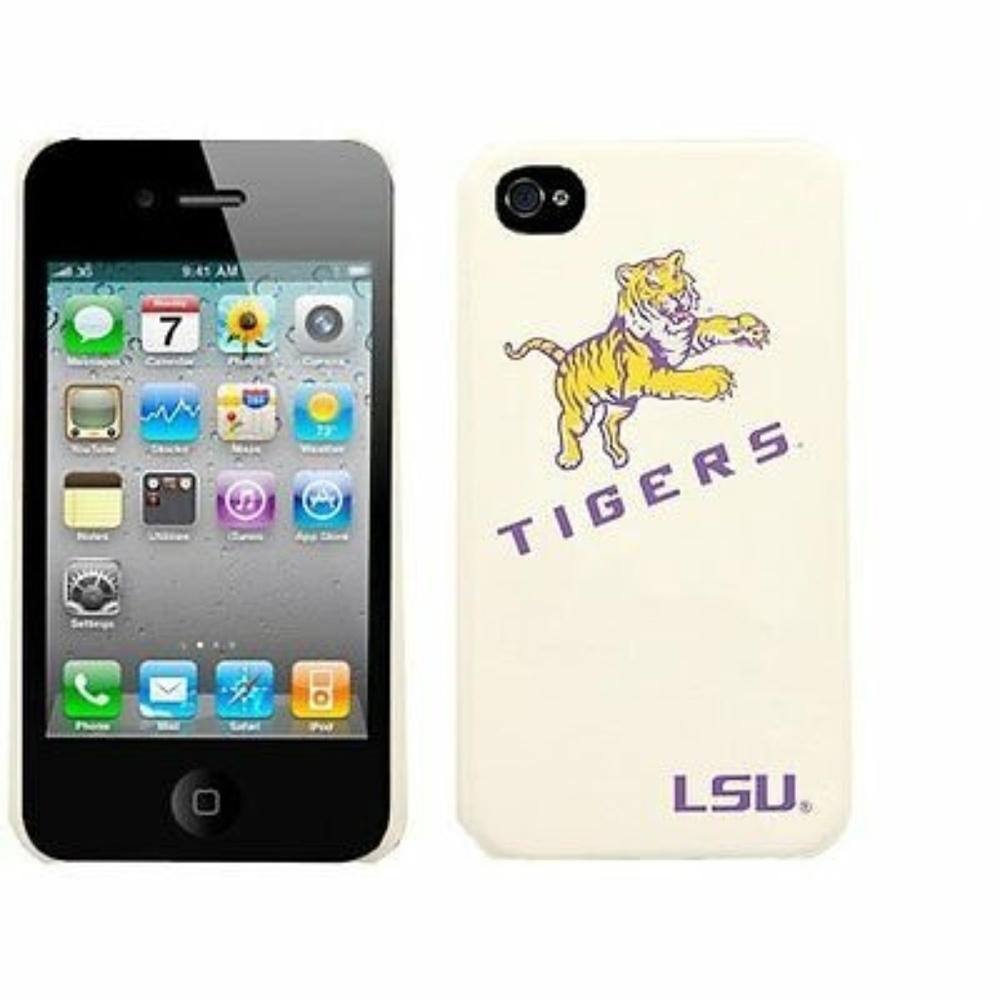 Host Pick LSU TIGERS iPhone 4 Hard Cell Phone Case